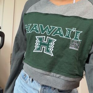 Green and Gray Hawaii Sweatshirt